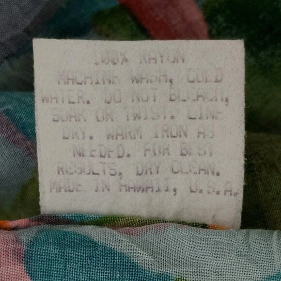 Vintage Jams World Hawaiian Shirt Tropical Bloom Men's XL (READ MEASUREMENTS IN - Picture 9 of 10